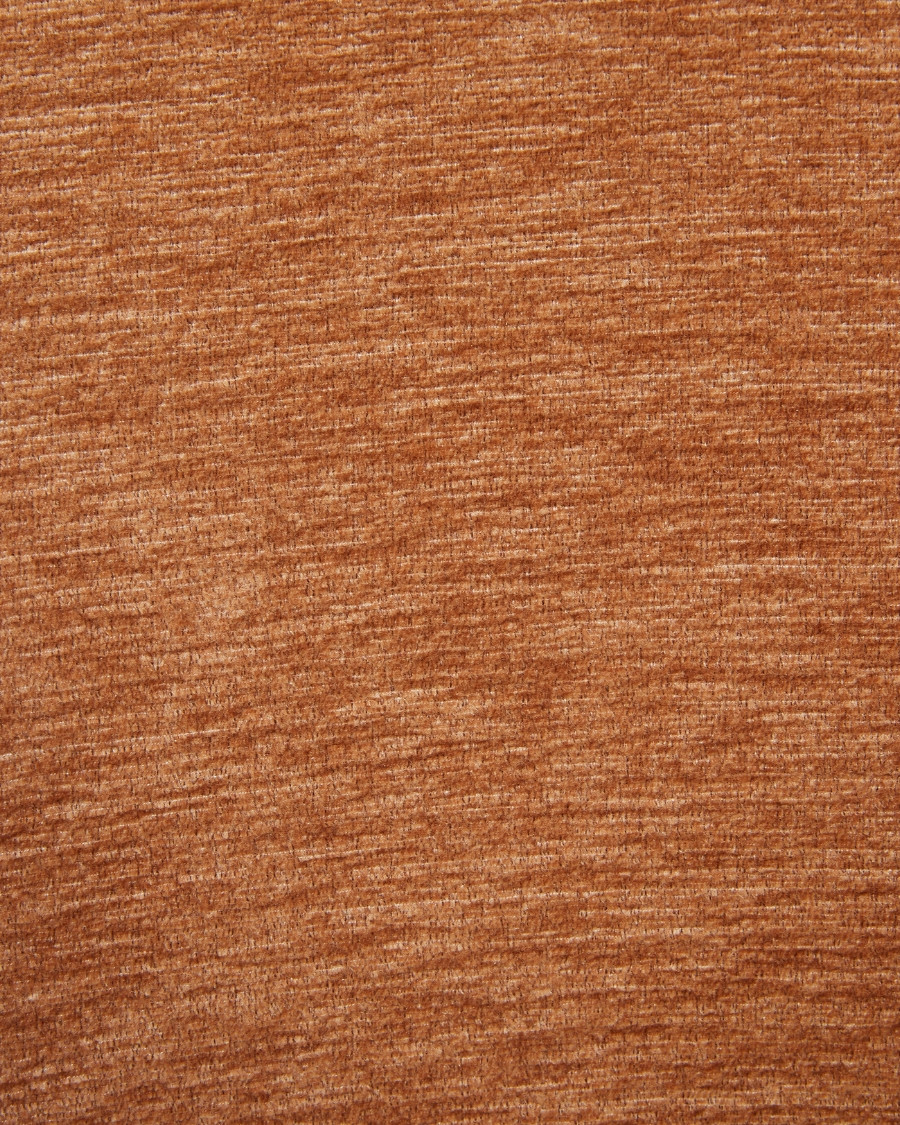 Molo marron - Lot de 2 chaises repas en tissu marron avec pieds en bois