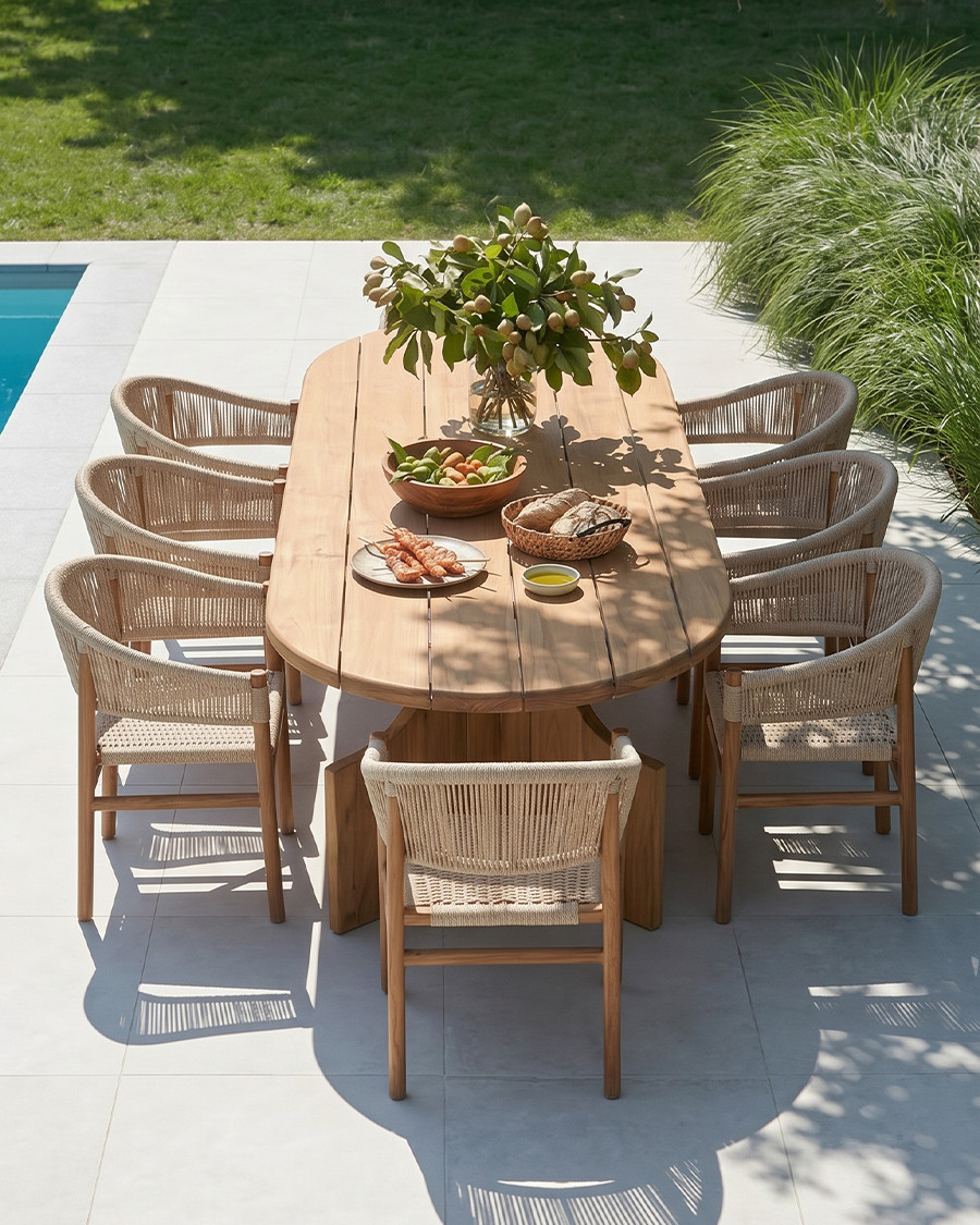 Puzzle - Table de jardin en...