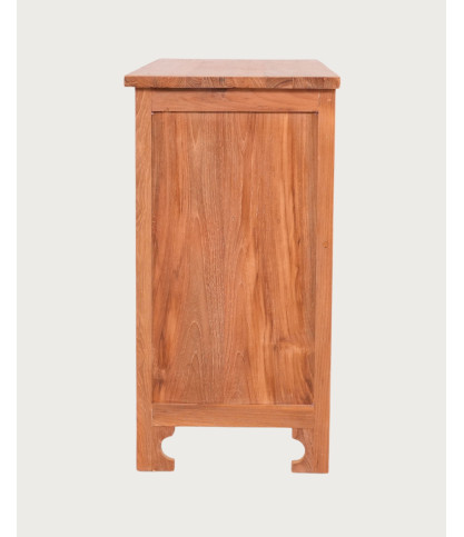Oba - Credenza in teak intagliato 120 cm