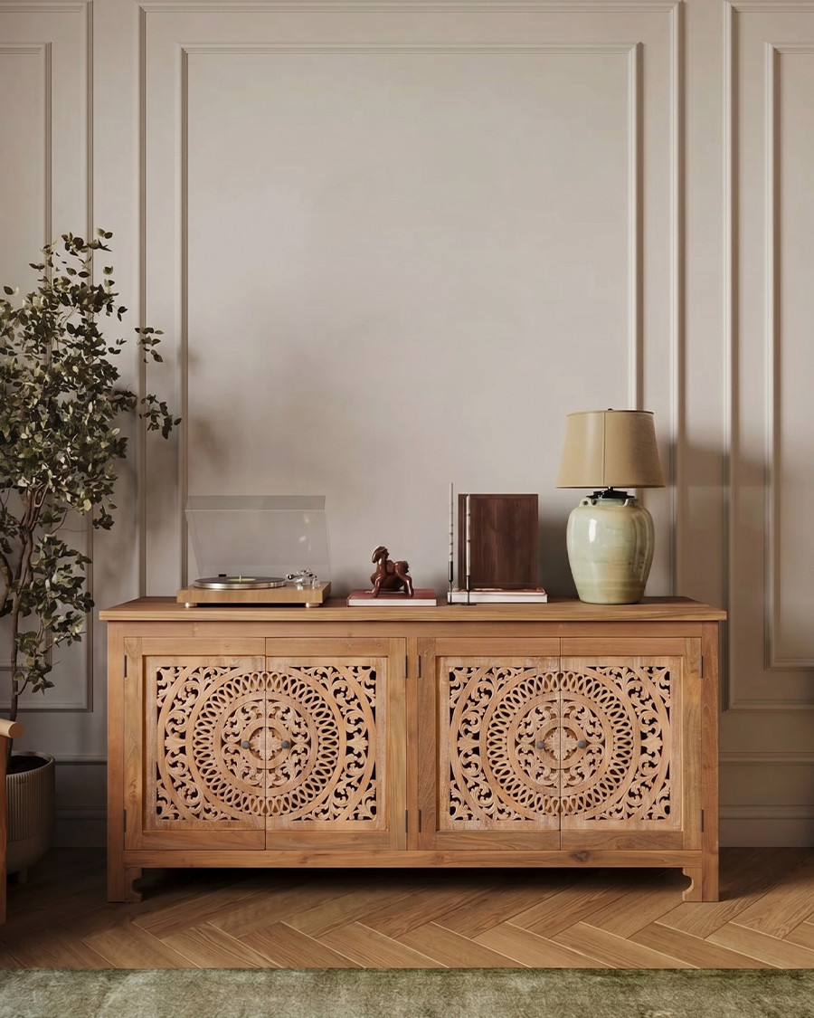 Oba - Laag dressoir met 4...
