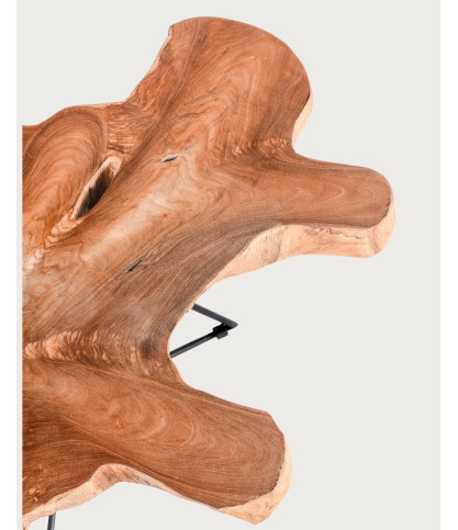 Stella - Couchtisch aus massivem Teakholz