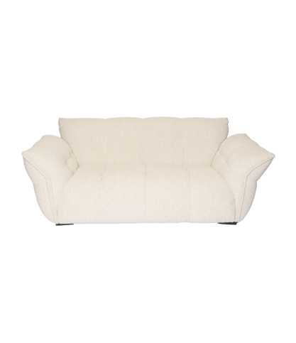 Gauffre - 2 zitsbank in beige boucléstof