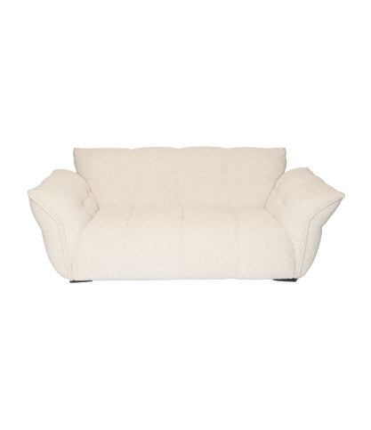 Wafel - 2-zitsbank in beige stof