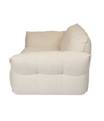 Gauffre - Divano 2 posti in tessuto bouclé beige