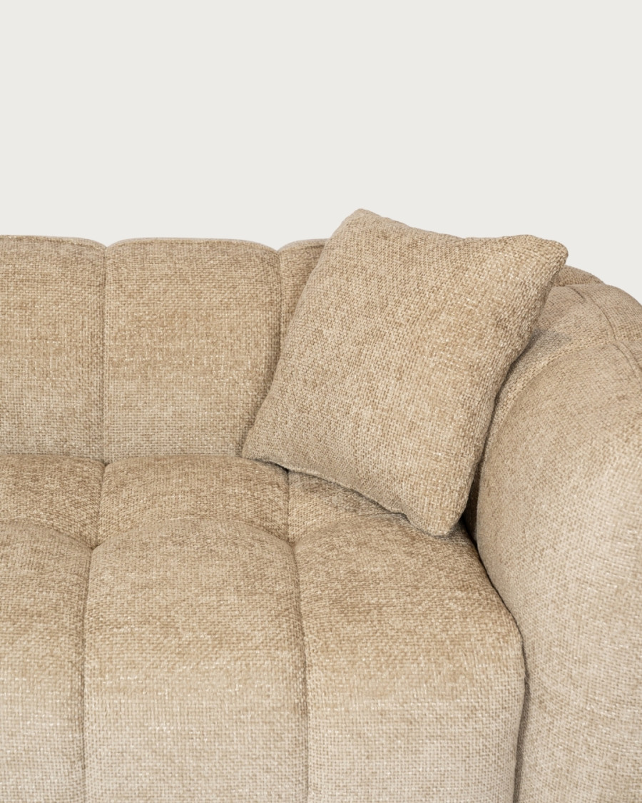 Nuage - Divano a 3 posti in tessuto color kaki
