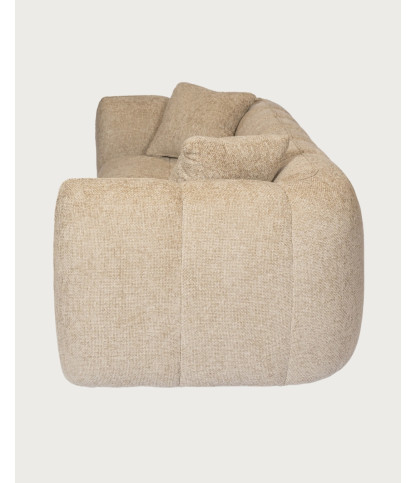 Nuage – 3-Sitzer-Sofa in khakifarbenem Stoff