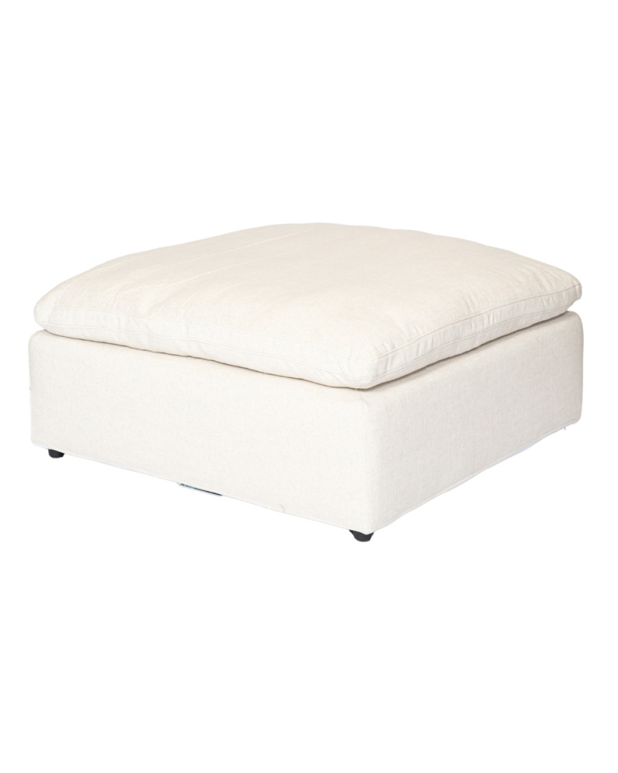 Nube - Puf de lino beige