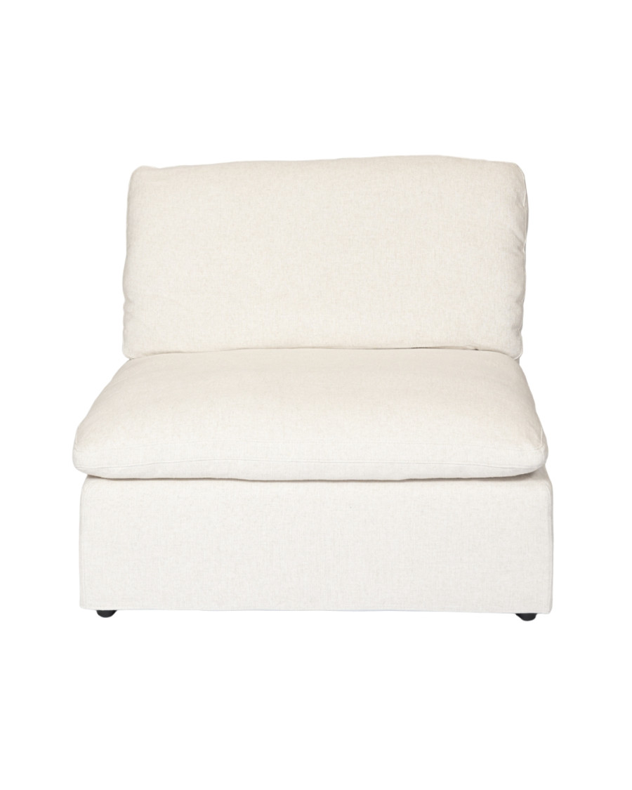 Cloud - Chauffeuse 1 place en lin beige
