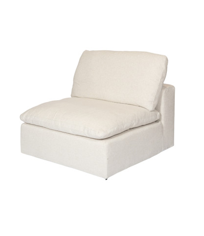 Cloud - Fauteuil en lin beige