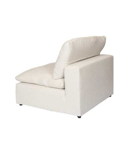 Cloud beige - Modulaire beige linnen bank, 3 of 4 zits