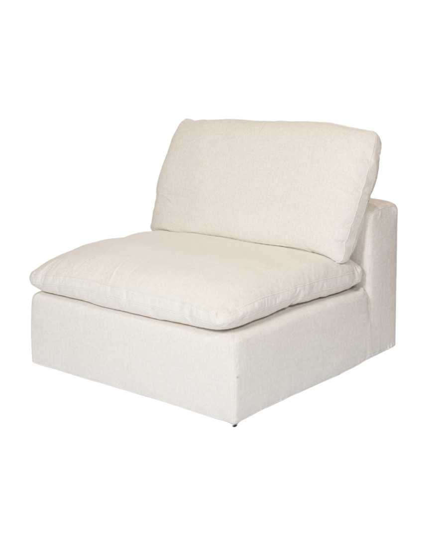 Cloud beige - Sofá modular de lino beige de 3 o 4 plazas