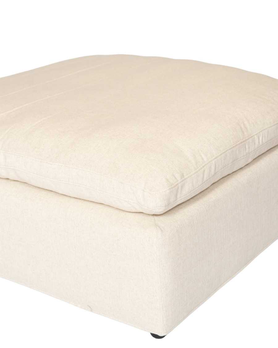 Cloud beige - Sofá modular de lino beige de 3 o 4 plazas