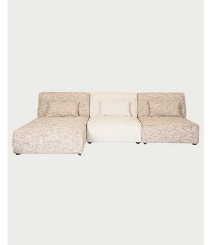 Élise - Sofá modular compuesto por dos sillones, con o sin chaise longue.
