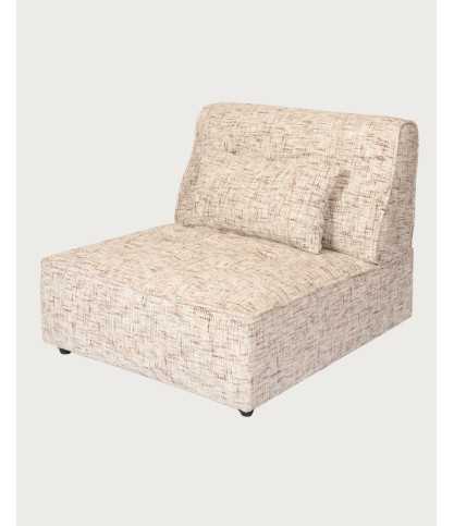 Élise - Sofá modular compuesto por dos sillones, con o sin chaise longue.