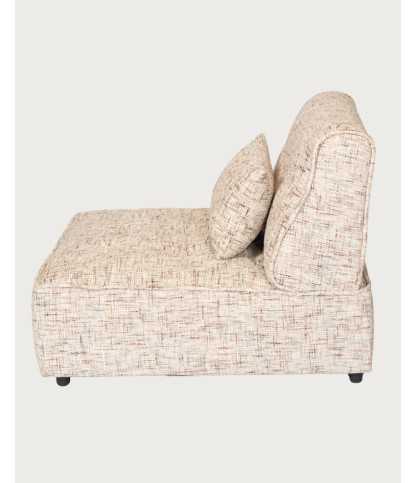 Élise - Sofá modular compuesto por dos sillones, con o sin chaise longue.