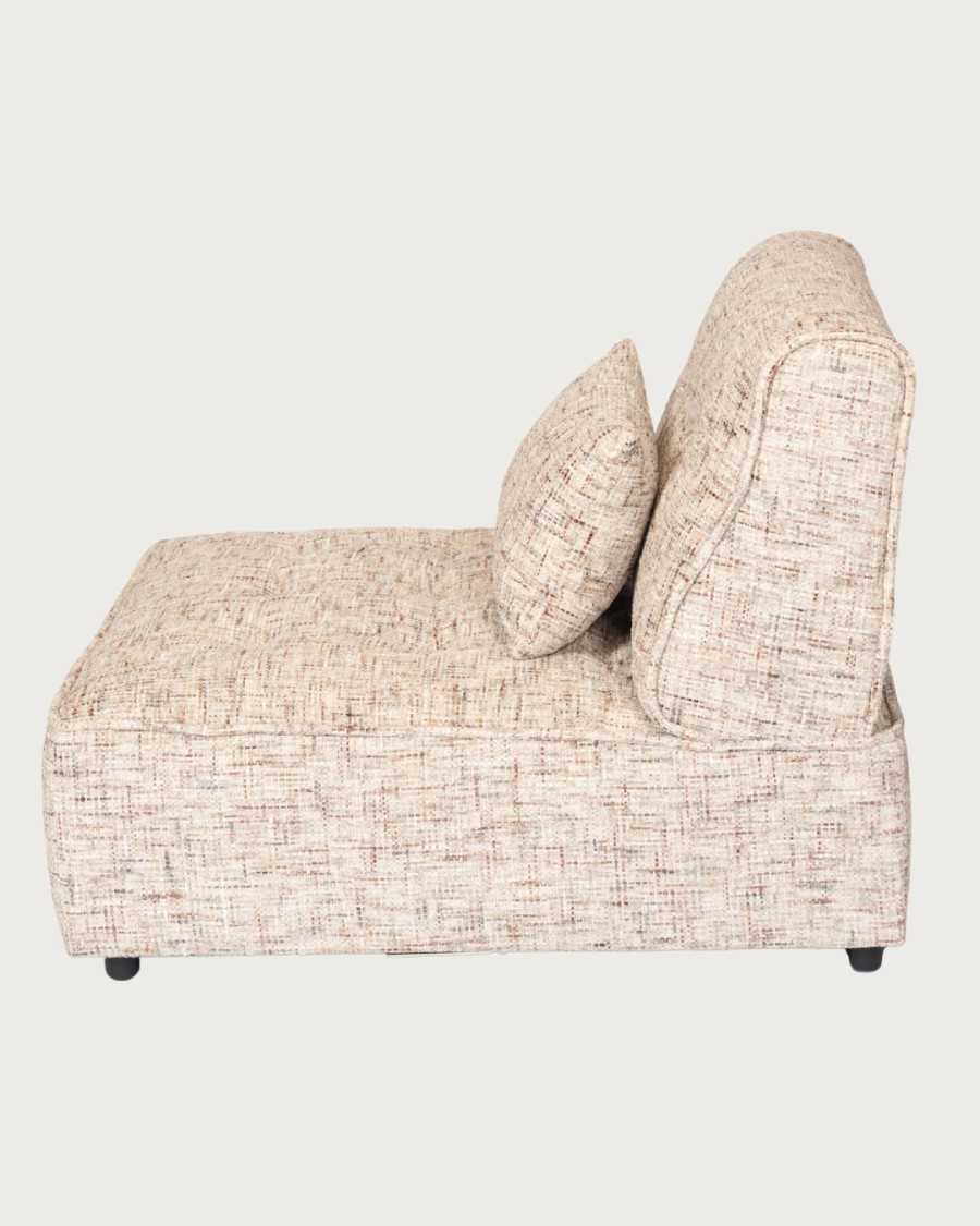 Élise - Modulaire bank bestaande uit twee fauteuils, met of zonder chaise longue.