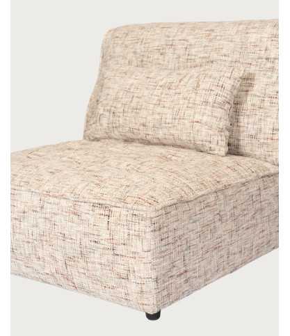 Élise - Modulaire bank bestaande uit twee fauteuils, met of zonder chaise longue.