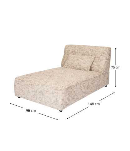Élise - Divano modulare composto da due poltrone, con o senza chaise longue