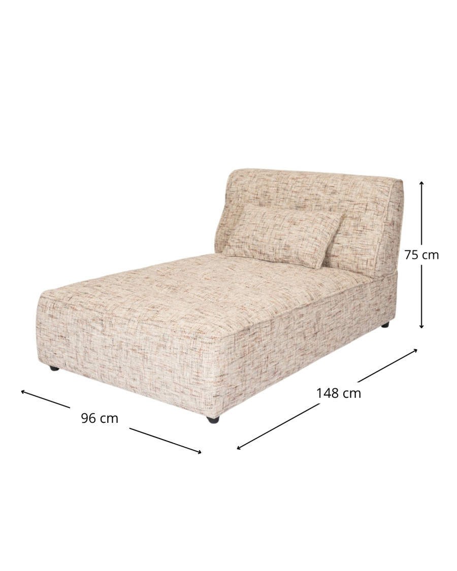 Elise – Modulares Sofa bestehend aus zwei Sesseln, mit oder ohne Chaiselongue