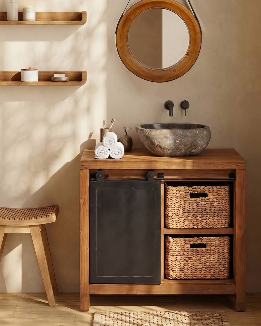 Boxel - Recycled teak...