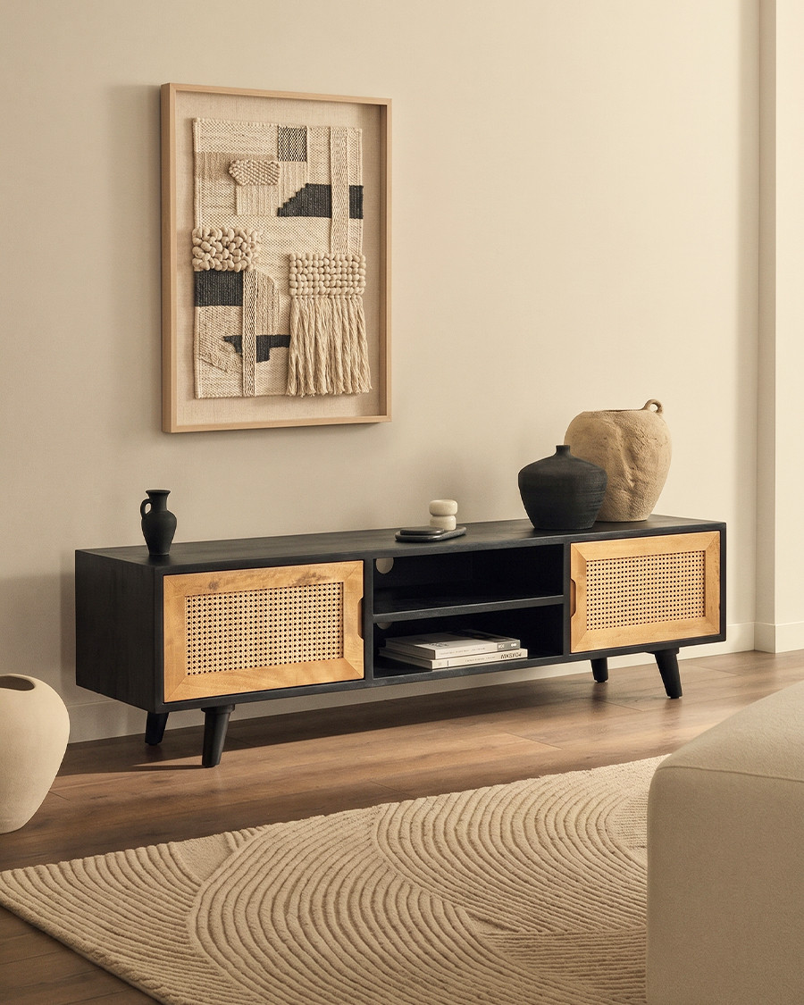 Noma - meuble TV en bois et...