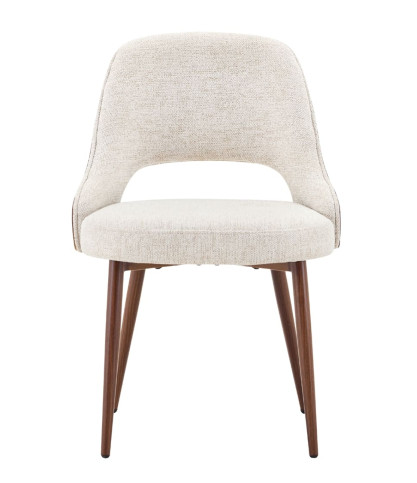 Velina - Houten en gestoffeerde eetkamerstoel
