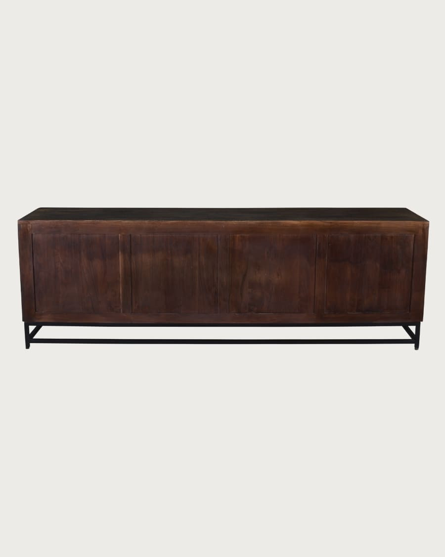 Kumo - Mueble de TV de madera maciza de acacia