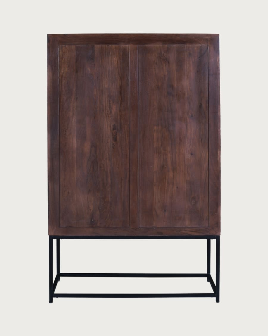 Kumo - Buffet haut en bois d'acacia massif