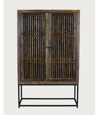 Kumo - Solid mahogany high buffet
