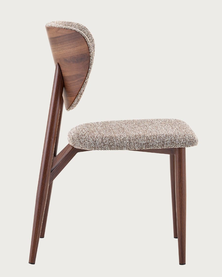 Mello – Set aus 2 Stühlen aus Holz und Stoff