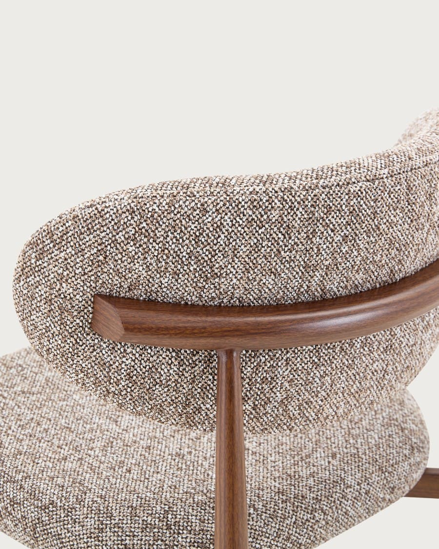 Sova - Set van 2 houten en stoffen stoelen
