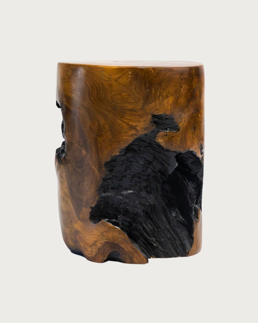 Ora – Hocker aus Teakholz
