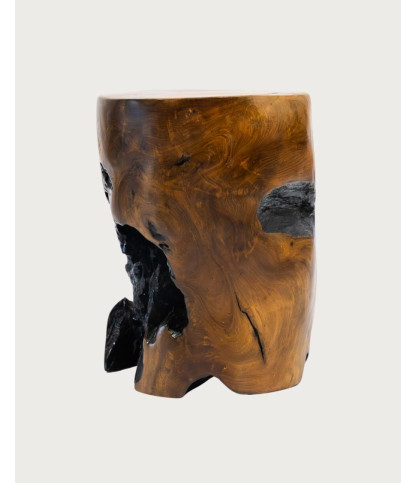 Taburete Ora de madera de teca