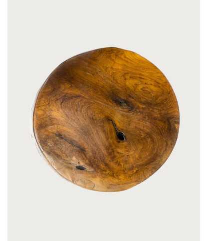 Taburete Ora de madera de teca