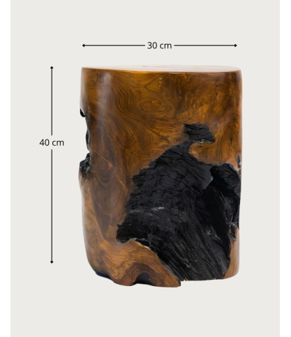 Ora - Teak wood stool