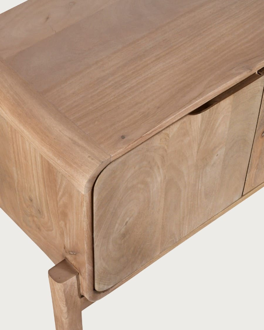Kubo - Mueble de TV escandinavo de madera maciza de mango