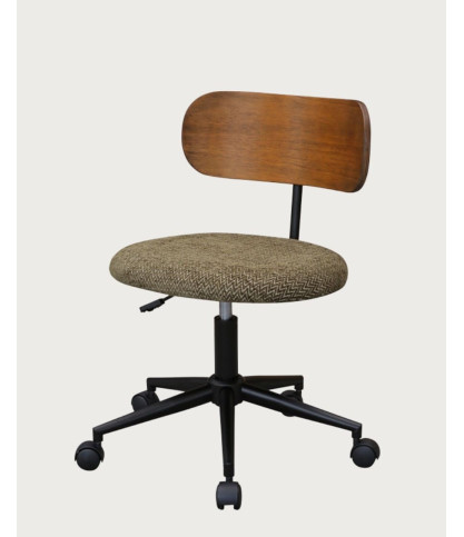Vibo - Chaise de bureau en tissu chaise de bureau avec roulettes