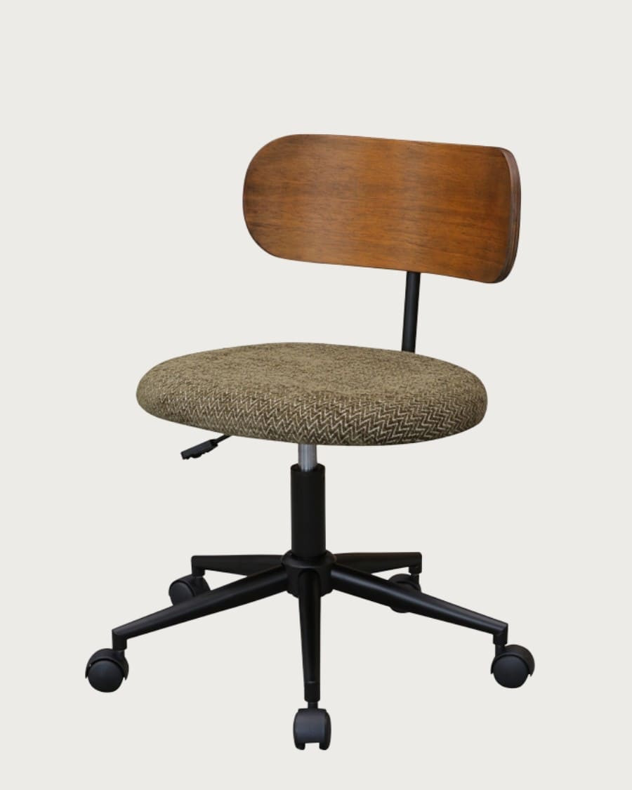 Vibo - Chaise de bureau en tissu chaise de bureau avec roulettes