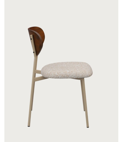 Elva - Chaises de salle à manger en tissu