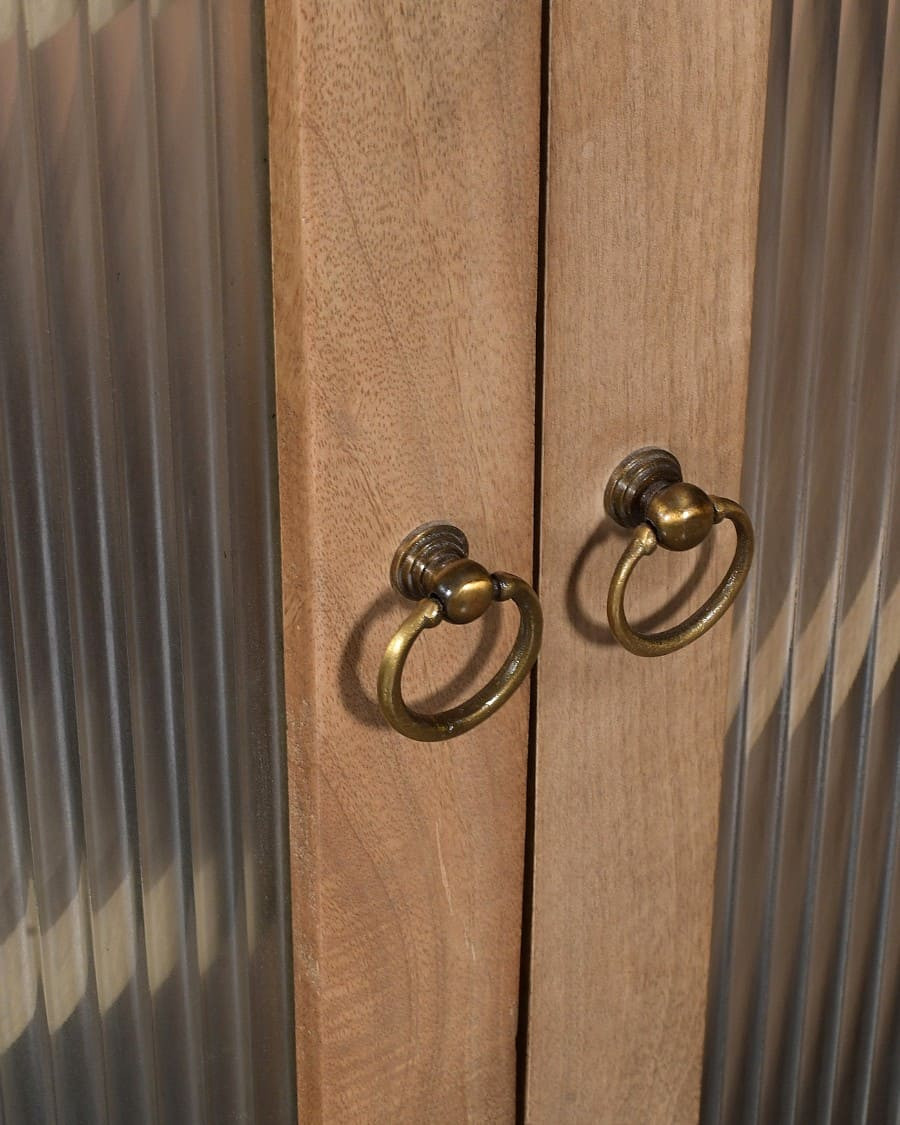 Noé - dressoir met 4 deuren van mangohout, 180 cm