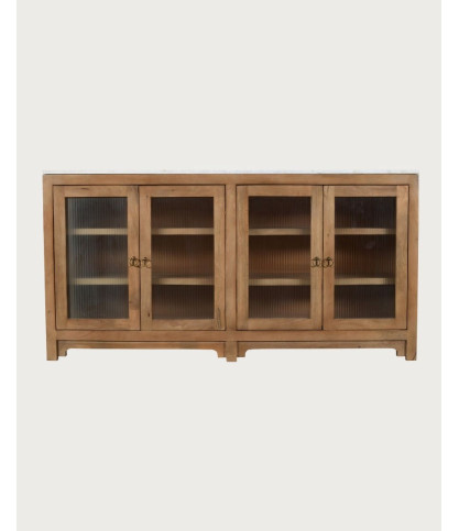4-door mango wood sideboard, 180 cm