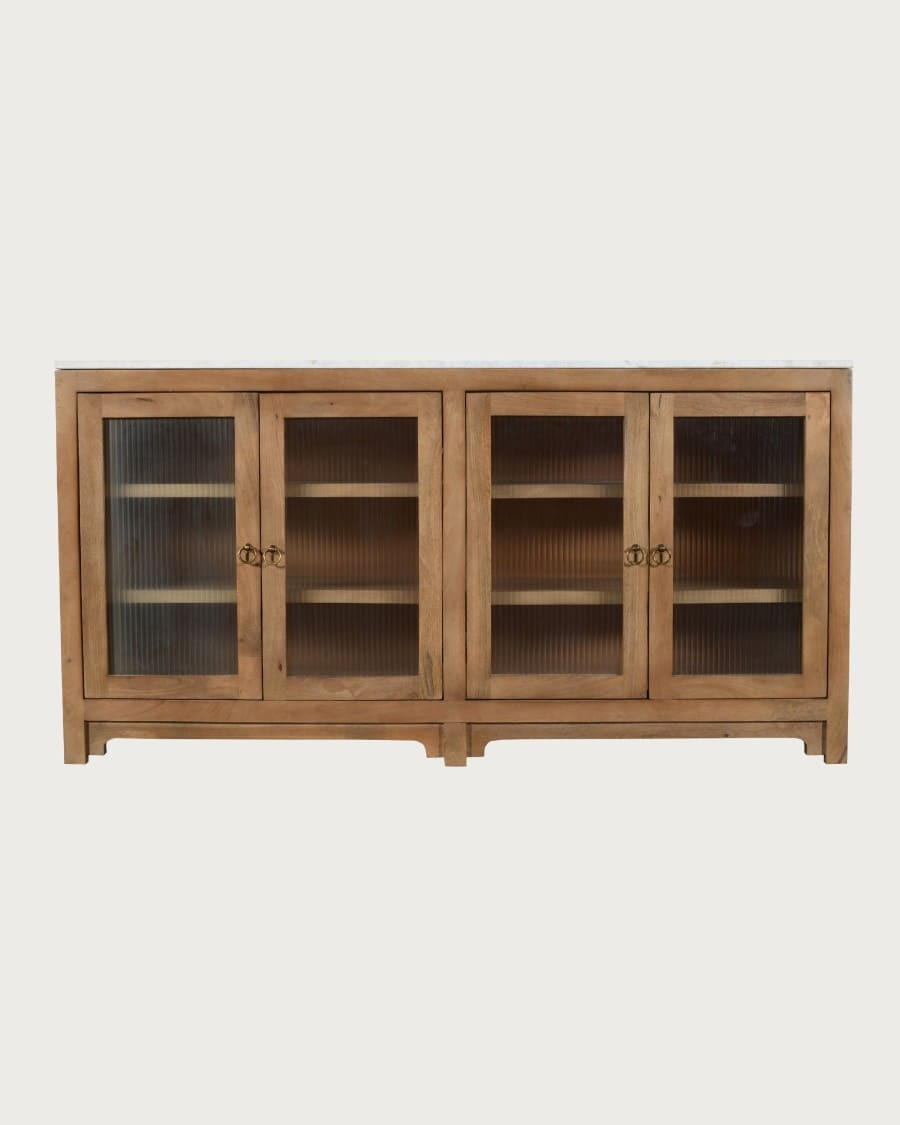 Dressoir met 4 deuren van mangohout, 180 cm Dressoir met 4 deuren van mangohout, 180 cm
