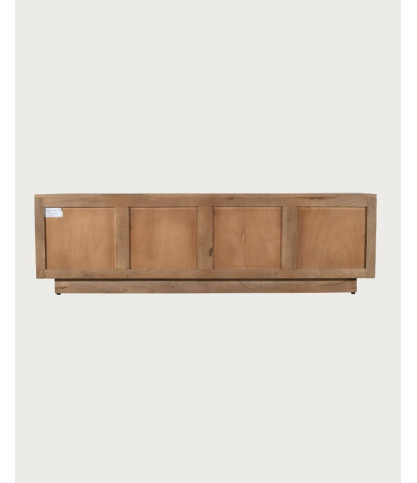 Lino - 4 türiges TV Möbel aus massivem Mangoholz, 180 cm