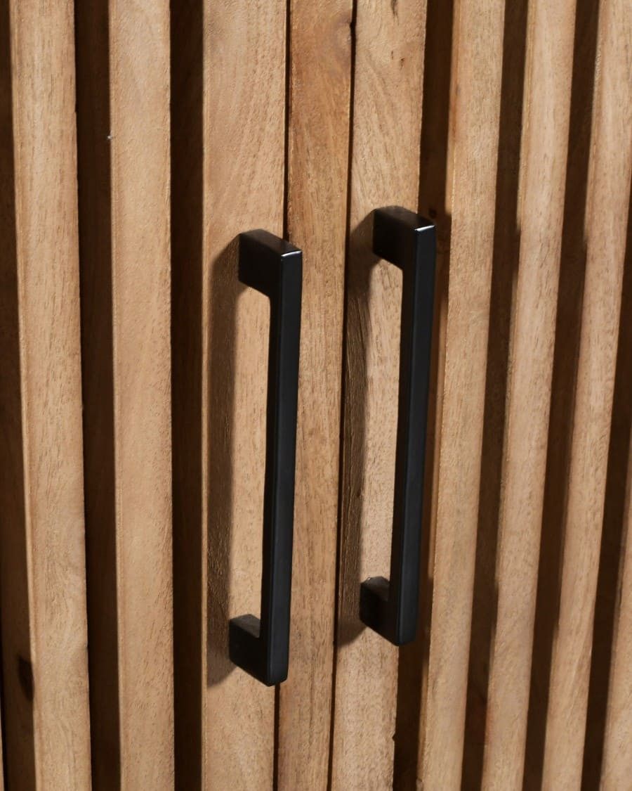 Lino - dressoir met 4 deuren, gemaakt van massief mangohout