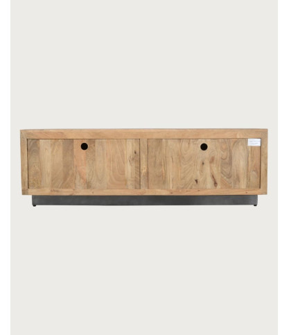 Koda - Tv-meubel van mangohout en metaal, 180 cm