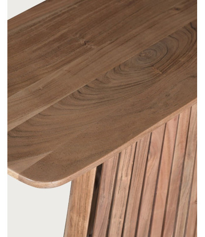 Tibo - Consola de madera maciza de caoba