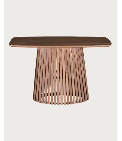 Tibo - Consola de madera maciza de caoba