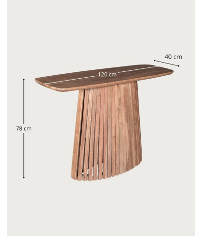 Tibo - Solid mahogany wood console
