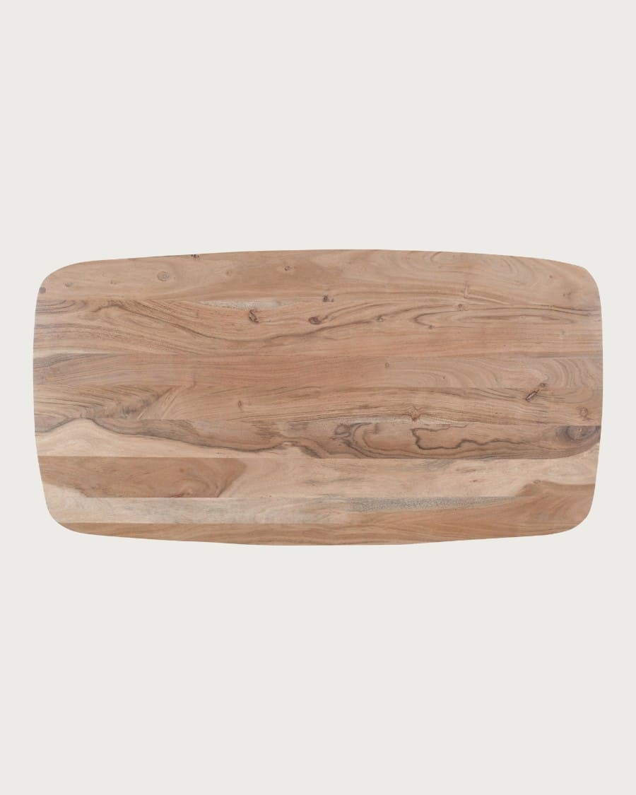 Tibo - Oval coffee table in acacia wood