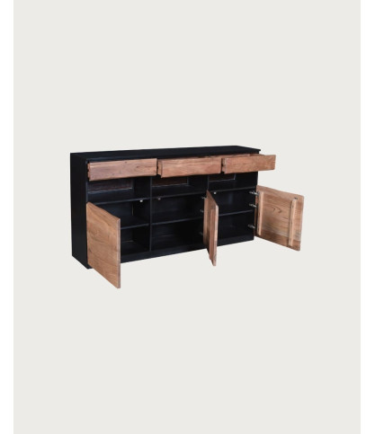 Axis - Dressoir van hoogwaardig acaciahout met LED verlichting